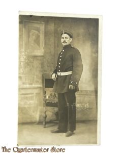 Postkarte/ Studio Photo 1914 Deutscher Soldat 
