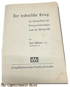 Book - Der technische Krieg im Spiegelbild der Kriegserfahrungen und der Weltpresse