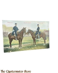 Prent briefkaart 1905 Daags tenue, Brigadier cavalerie , Exercitie tenue 