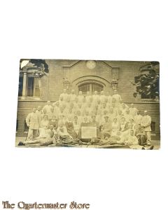 Postkarte/ Studio Photo 1915 Deutsche Soldaten im Hospital 