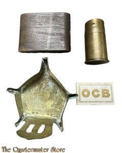 France - WW1 trench art smoking set 