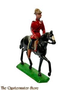 Tinnen kavalerist te paard 