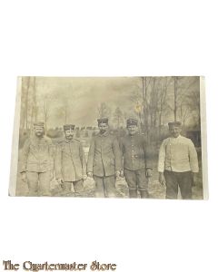 Postkarte/ Photo 1917, 5  Deutsche Soldaten