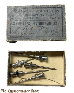 France - WW1 carton 12 Aiguilles Hypodermiques 