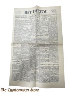 Krant -  Het Parool  13 Augustus 1945