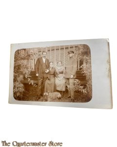 Postkarte/ Photo 1924 Deutscher Soldat mit Familie 