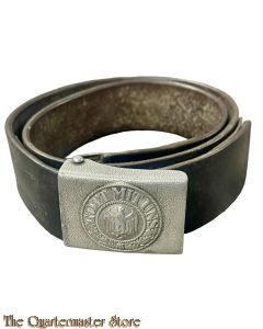 WH Kastenschloss aluminium mit Leibriemen (Heer aluminium belt buckle with belt)