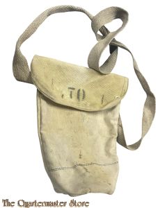 France - WW2 Gasmaskbag with shoulderstrap 