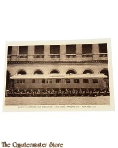 WAGON DU MARÉCHAL FOCH DANS LEQUEL A ÉTÉ SIGNE L'ARMISTICE DU 11 NOVEMBRE 1918