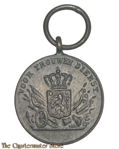 Miniatuur Medaille TrouweN Dienst 16 mm met W