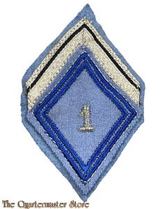 France - sleeve patch chevron No 1 and black/silver
