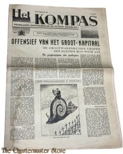 Verzetsblad Het Kompas 3e jaargang no 25 “Offensief van het groot-kapitaal”