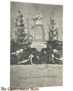 (Feld)postkarte 1916 Massengrab bei Bertoncourt (Rethel, Nordfrankreich)