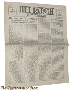 Krant-  Het Parool no 84 5ejrg  Dinsdag 6 Februari 1945