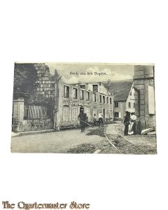 Postkarte 1916 Grusse aus den Vogezen Armierungs Batallion 70 , 8e Komp 