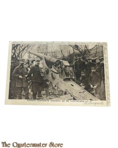 Postkarte 1917 Eroberte Franzosische Geschutze auf der Cote-Lorraine 