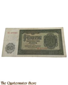 Banknote Funfzig Mark 1948