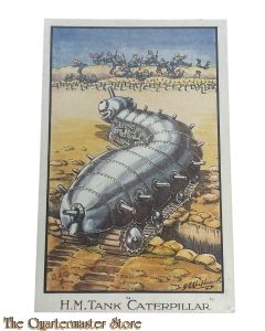 Postcard - 1918 H.M. Tank Caterpillar 