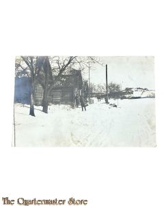 Photo/Postkarte 1914 2 Deutsche Soldaten im Schnee