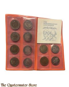 DDR - NVA Münz Mappe für Hervorragende Leistungen