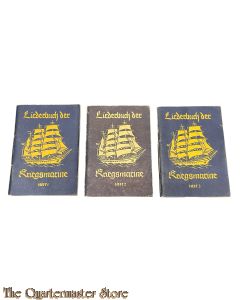 Liederbucher der Kriegsmarine Teil 1-2-3  (Songbooks Kriegsmarine No 1-2-3)