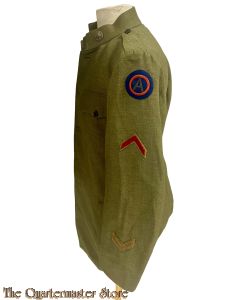 Tunic M1917 wool with pants 3rd Army Motor transport (Tuniek met broek US M1917 winter 3e Leger transport)