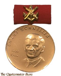 DDR - NVA Orden Ernst Schneller 1890-1944 medaille im Gold