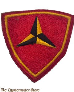 Mouw embleem 3e Marine Division (Sleeve patch 3rd Marine Division)