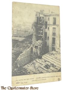 France - Postcard LES ZEPPElINS SUR PARIS ED) Visé, Paris CRIMES ODIEUX DES PIRATES BOCHES