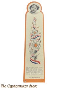 Papieren boeklegger nav 1943 geboorte Prinses Margriet (stil verzet)