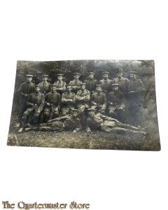 Postkarte/Photo 1917 Gruppe Deutsche Soldaten