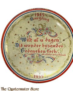 Metalen wandbord 1945-1955