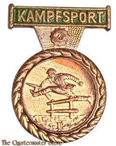 DDR - Abzeichen o.J. 3. Platz im Kampfsport (Wehrsport) EF