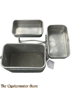 French M35 Mess kit 1944 used by Festungs Inf Rgt 852 Brest 