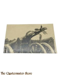 (Feld) Postkarte 1917 Voltreffer in einem Russischen Morser