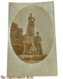 Postkarte/Studio photo 1928 Koningsbruch 3 Soldaten 