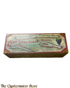 WW1 US Army small  ration crate grapes 