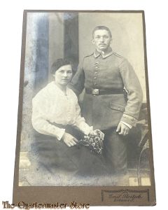 Studio\ Photo 1915 Unteroffizier mit Ehefrau 