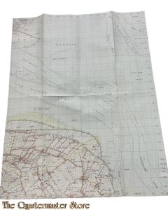 Topografische landkaart no 3 Uithuizen Oost