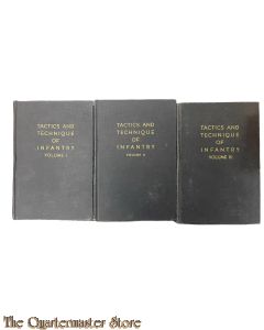 Books - 3 delige serie Tactics and Technique of Infantry Volume I,II en III