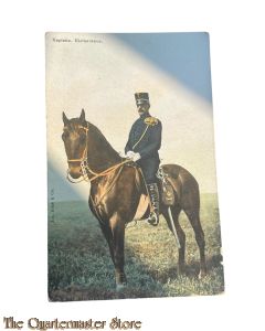 Prent briefkaart 1905 Kapitein klein tenue