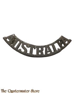 Australia - AUSTRALIA  shoulder title brass