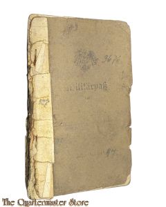 WK1 Militairpass Rohweder Pionier Battalion 18 3: Komp. 