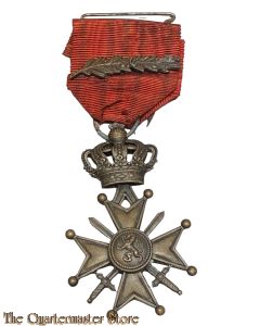 Belgium - Oorlogskruis met palmares  WO1 (Croix de guerre Belgium WW1 with palm branch pin)