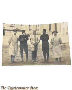 France - Postcard WW1 Different Uniforms on display