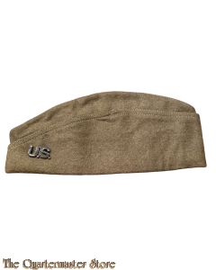 US Army WW1 Wool officers overseas wedged cap (british made)