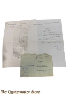 Schriftverkehr Grab verlegung 1937 Sonderbeauftragter der Luftwaffen-Verwaltung