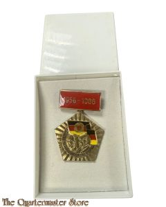 DDR - Abzeichen Jubiläum „30 Jahre Nationale Volksarmee“ cased