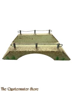 Metalen spoorwegbrug spoor 0