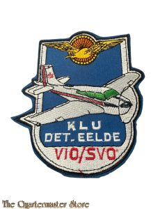 Borst embleem / Blazer badge KLU Det. Eelde VIO/SVG